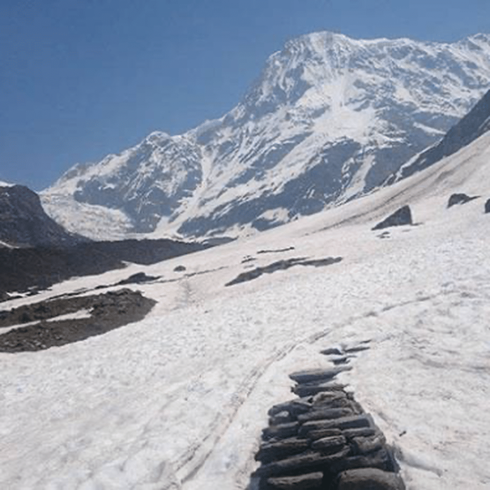 Pindari Glacier Zero Point